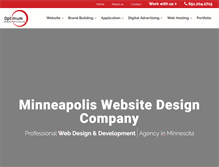 Tablet Screenshot of optimumdesigntech.com